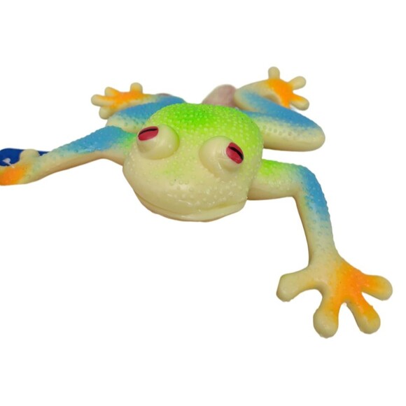 Frog Toad Life-Like Realistic Squishy Stretchable Figure Squeeze Toy Squeezable - Picture 8 of 16